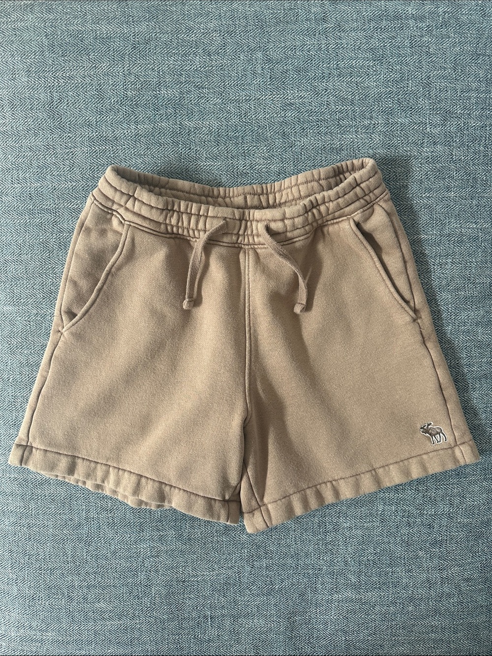 Abercrombie kids icon fleece shorts